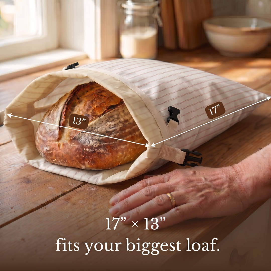 Handmade 100% Beeswax Bread Bags