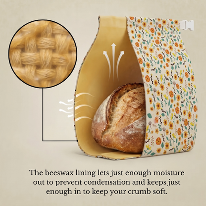 Handmade 100% Beeswax Bread Bags