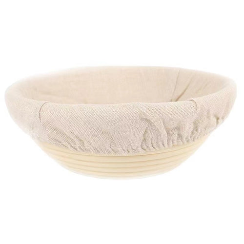 Natural Rattan Bread Fermentation Basket with Cloth Cover
