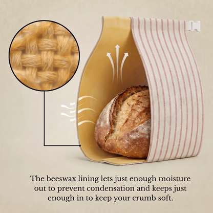 Handmade 100% Beeswax Bread Bags