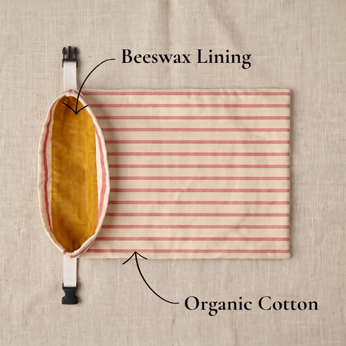 Handmade 100% Beeswax Bread Bags