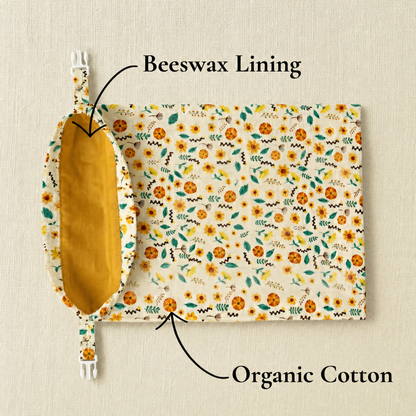 Handmade 100% Beeswax Bread Bags