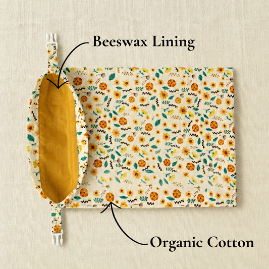 Handmade 100% Beeswax Bread Bags